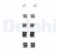 Kit d'accessoires, plaquette de frein à disque DELPHI LX0339