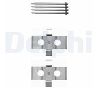 DELPHI LX0393 Kit d'accessoires, plaquette de frein à disque pour MERCEDES-BENZ