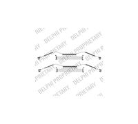 Delphi Kit d'accessoires LX0439 pour plaquette de frein à disque