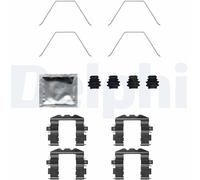 Kit de accesorios, pastillas de frenos DELPHI LX0705
