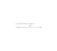 DELPHI LZ0218 Kit de contact témoin d'usure de plaquette de frein Jeu d’essieux Avant