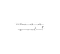 DELPHI LZ0226 Kit de contact témoin d'usure de plaquette de frein Jeu d’essieux Avant