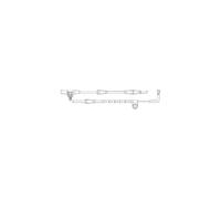 DELPHI LZ0228 Kit de contact témoin d'usure de plaquette de frein Jeu d’essieux Avant