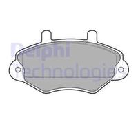 DELPHI Plaquettes De Frein Ensemble De Plaquettes Avant Pour Ford Transit Bus