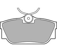 DELPHI Plaquettes de freins Arrière avec accessoires LP2019 Compatible avec VW Transporter T4 Minibus 70B, 70C, 7DB, 7DK, 70J, 70K, 7DC, 7DJ Transporter T4 Van 70A, 70H, 7DA, 7DH