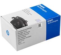 Delphi Plaquettes de frein arrière LP2188 avec indicateur d'usure et accessoires Compatible OPEL