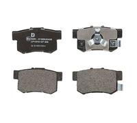 DELPHI Plaquettes de freins Arrière avec indicateur d'usure sans accessoires LP1972 Compatible avec HONDA CR-V IV RM CR-V II RD ACCORD VIII Break FR-V BE ACCORD VIII CU Odyssey RA
