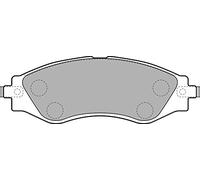 DELPHI Plaquettes de freins Avant avec indicateur d'usure sans accessoires LP1816 Compatible avec CHEVROLET Epica KL1, DAEWOO Espero Berline