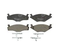 DELPHI Plaquettes de freins Avant non préparé pour l'indicateur d'usure avec accessoires LP756 Compatible avec VW Golf III 3/5 portes 1H1 Golf II 3/5 portes 19E, 1G1 Golf I Cabriolet 155 Vento 1H2