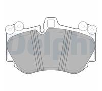 DELPHI Plaquettes de freins Avant préparé pour l'indicateur d'usure sans accessoires LP2116 Compatible avec AUDI A4 B8 Avant 8K5 A4 B7 Avant 8ED A5 B8 Coupé 8T3 A4 B7 Berline 8EC, PORSCHE Cayenne 9PA