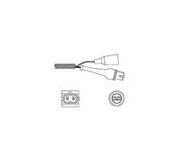 DELPHI Sonde lambda ES10242-12B1 chauffé devant le catalyseur 1215mm Compatible avec VW Golf II 3/5 portes 19E, 1G1 Transporter T3 Minibus 25 Jetta Mk2 19E, 1G2, 165 Transporter T3 Van 24, 25