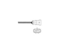 Delphi Sonde lambda ES10971-12B1 chauffée devant catalyseur 257 mm Renault Clio II, Kangoo I