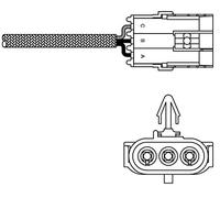 Delphi Sonde lambda ES10992-12B1