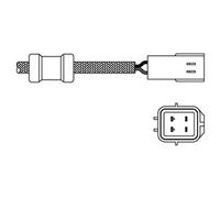DELPHI Sonde lambda ES20049-12B1 Sonde planaire chauffé 924mm