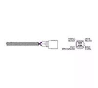 DELPHI Sonde lambda ES20059-12B1 Sonde planaire chauffé 601mm Compatible avec TOYOTA COROLLA Liftback E11, LEXUS IS I JCE1, GXE1