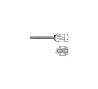 Delphi Sonde lambda ES20307-12B1 sonde planaire chauffée 1235 mm pour Citroën Peugeot Lancia Fiat