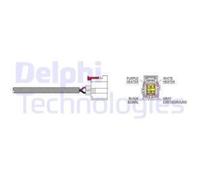 DELPHI Sonde Lambda Régulièrement pour Chrysler PT Cruiser 2.0 1.6 2.4 Gt 3.3