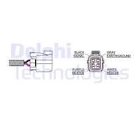 DELPHI Sonde Lambda Régulièrement pour Honda Civic VII Hatchback 1.4iS 1.6i
