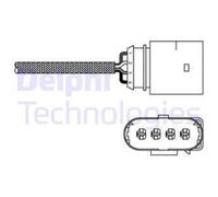 DELPHI Sonde Lambda Sonde De Règlement Pour Audi A4 1.6 1.8 T VW Passat Variant