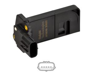 Delphi Technologies AF10749-12B1 DEBITMETRE D'AIR