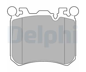 Delphi Technologies LP2287 Disc Brake Pads