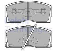 Delphi Technologies LP626 Plaquette de frein lot de 4