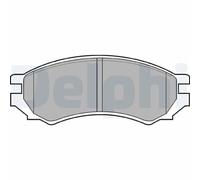 Delphi Technologies LP670 Plaquette de frein lot de 4