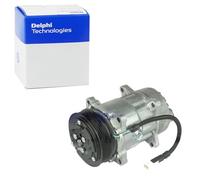 DELPHI TSP0159031 Compresseur de clim Sanden SD7V16 PAG 46 Compatible avec FIAT Scudo I Van 220 Scudo I Break 220 Ulysse I 220 Scudo I Camion plate-forme/Châssis 220, PEUGEOT 206 3/5 portes 2A/C
