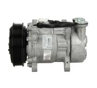 DELPHI TSP0159242 Compresseur de clim Sanden SD6V12 PAG 46 Compatible avec PEUGEOT 206 3/5 portes 2A/C 206 CC 2D 206 SW 2E/K 206 Van, CITROËN Xsara Picasso N68