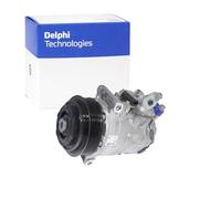 DELPHI TSP0159960 Compresseur de clim Denso 6SEU16C PAG 46 Compatible avec MERCEDES-BENZ Berline W204 Break S204 Berline W212 Break S212 Coupé C207