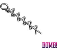 DELPHIN BOMB ! Twisto O-LOCK, système de crochet, 30x5cm, argent, DE-669001020