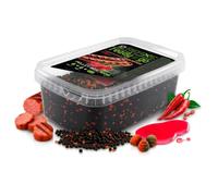 Delphin Reaxe Method Feeder Boîte de granulés ReadyAndGo 400 g de nourriture pour pêche à la carpe avec booster et appât Wafter