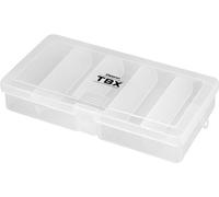 DELPHIN TBX One 132-5P, boîte à appâts, 13,2x6,5x2,5cm, transparent, 101000524