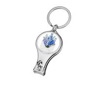 Delphinium Bouquet de fleurs dans une enveloppe ouverte Coupe-ongles Coupe-ongles Coupe-ongles professionnel Coupe-ongles Coupe-ongles Coupe-cuticules pour homme et femme