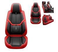 DELPOS Ensemble complet de housses de siège de voiture universelles pour Hyundai Ioniq 5 Ioniq 6 Sonata Bayon Creta Kona Nexo Rouge Noir