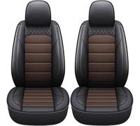 DELPOS Housses de siège de voiture en cuir imperméable 5 places pour Toyota Land Cruiser 80 100 Prado 120 150 200 Land Cruiser Pradoyaris Marron foncé