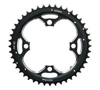 delr 2 Couronne pour vélos, garniture creuse pour montagne | Couronne simple large étroite 44D pour vélo de route à 9 vitesses