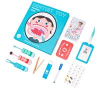 delr 2 Jouet Dentiste | Outils de dentiste pour enfants avec miroir pour cavité buccale - Faux jouets de dentiste Jouer au Docteur Ensemble Développement initial Jeu intellectuel
