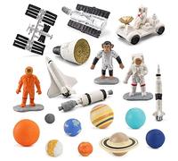 delr 2 Planet Balls solaires, 19 décorations de bureau solaire planètes, ornements solaires 3D pour fusées astronaute céleste cadeaux créatifs