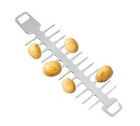 delr Aiguille pour barbecue en acier inoxydable - Grille pour brochettes pour barbecue avec forme unique en forme de poisson - Brochettes grillées boeuf porc poulet légumes bâton de camping
