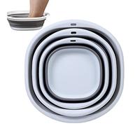 delr Baignoire à linge pliable, ensemble de baignoire portable, baignoire pliable pour laver les plats, camping, randonnée, pêche, 3 tailles différentes