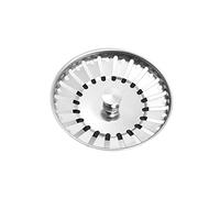 delr Bouchon d'Cuisine | 2 Bouchons d'Cuisine,Bouchon vidange en Acier Inoxydable brossé en Caoutchouc Standard pour vidange Cuisine