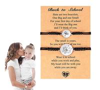 delr Bracelets de désirs de la fille de la mère | Bracelet réglable assorti - Bracelet à la main décoratif retour à l'école amitié relation petit ami petite amie cadeau