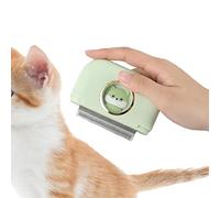 delr Brosse à poils de chat - Peigne massant pour poils courts et longs - Brosse auto-nettoyante pour chat et chien