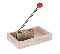 delr Cracker de noix, casse-noisette en bois - outils pour briser les noix pour noisettes, noix de macadamia, amandes, châtaignes et plus encore
