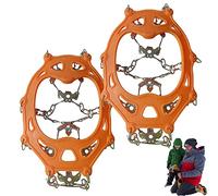 delr Crampons de traction | antidérapants Traction Neige Grips, crampons de glace, pointes en acier inoxydable, protection sûre pour la randonnée, la pêche, la marche, l'escalade de l'alpinisme