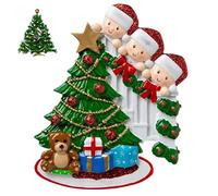 delr Décorations de Noël personnalisées Famille, Ornement familial 2022 Ouverture familiale Présent Ornement familial, arbre de Noël Décorations de Noël personnalisées Résine