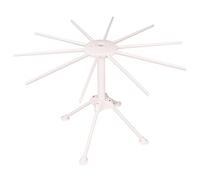 delr Étendoir à pâtes pliable | Cintre pour Spaghetti avec 10 poignées à barres, facile à ranger Détachable Support de nouilles pour un nettoyage facile