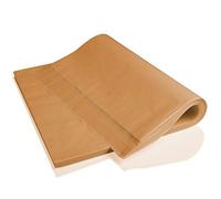 delr Huiba Lot de 100 feuilles de papier sulfurisé anti-adhésif double couche pour cuire, cuisiner, griller des aliments sur le gril