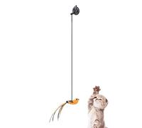 delr Jouet interactif en forme d'oiseau volant pour chat - Jouet interactif avec ventouse pour chats, chatons, chasse à la persécution
